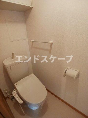 ＪＲ上越線 高崎問屋町駅 徒歩10分 2階建 築19年のトイレ写真