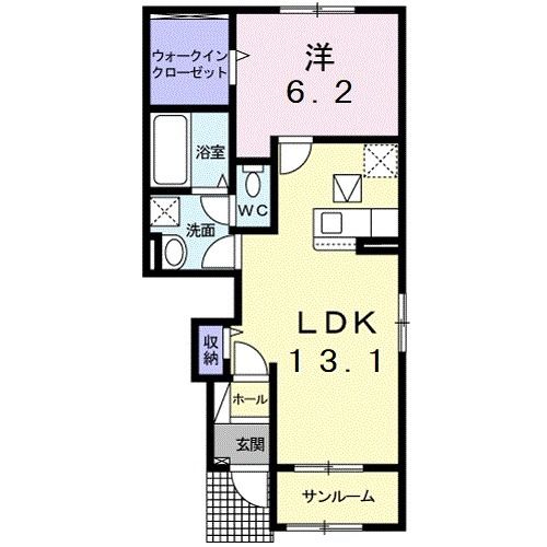 プラシードNの間取り写真