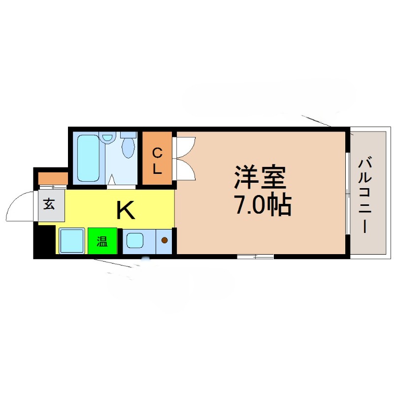 地下鉄鶴舞線 上前津駅 徒歩1分 5階建 築37年の間取り写真