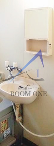 洗面設備　洗面台です。