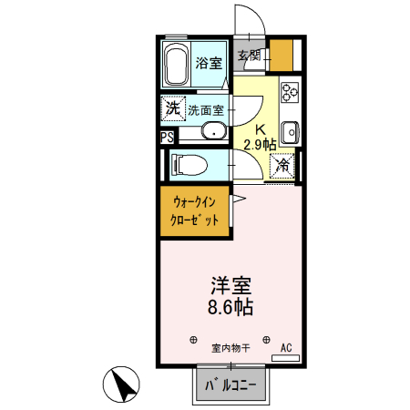 カーサ　ルデルソの間取り