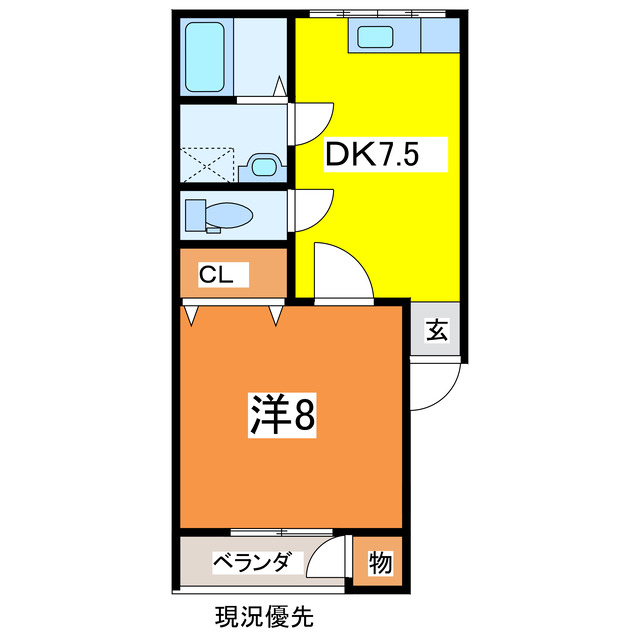 ユートピアＤの間取り