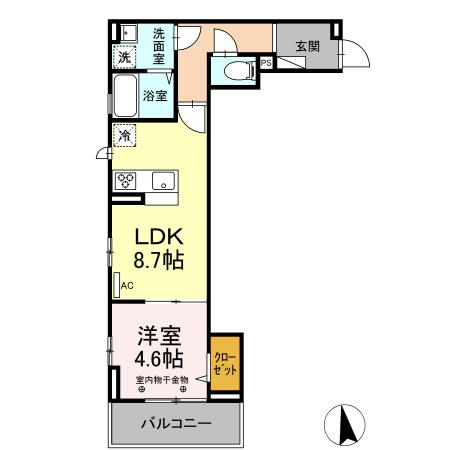 セレスティア中央の間取り