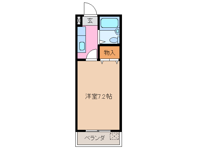 松阪市久保町のマンションの間取り