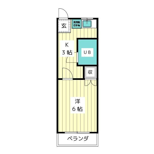 コーポラスたなか２の間取り