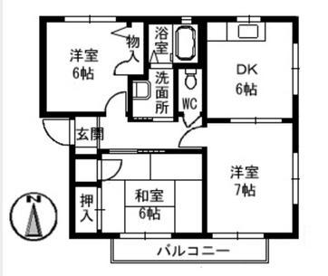 アンセスグランヒルズ　Ａ棟の間取り