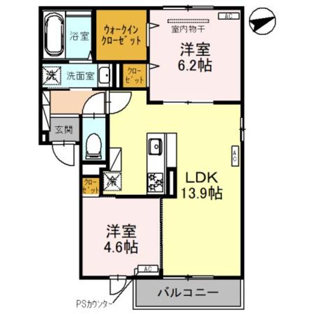 【D-ROOM　CHIYOの間取り】