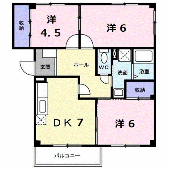 マンション久保１号の間取り