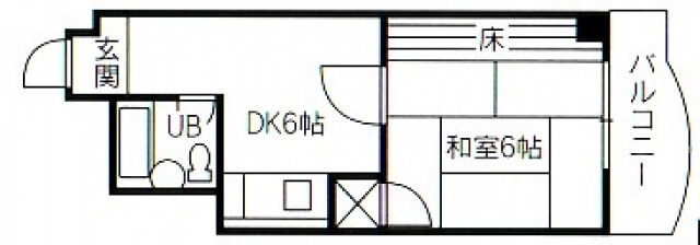 日商岩井光町ハイツの間取り