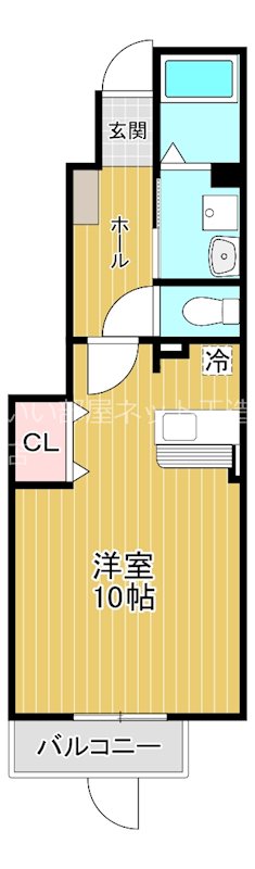 大阪市生野区巽東のアパートの間取り