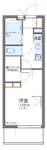 レオパレスアンテルブルグIIの間取り