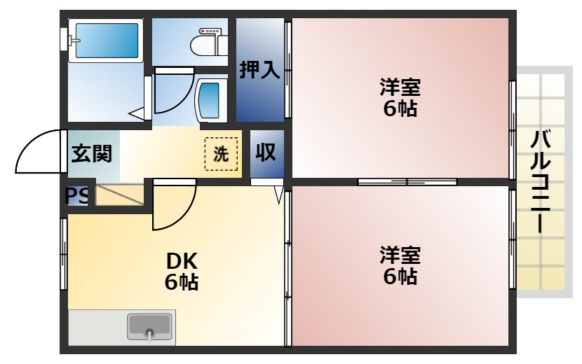 【ビーラインＴＡＨＡＲＡの間取り】