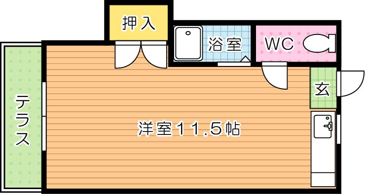 レガーロ黒崎Iの間取り