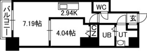 【ＰＲＩＭＥ　ＵＲＢＡＮ札幌医大前の間取り】