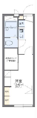 レオパレスアルシオネの間取り