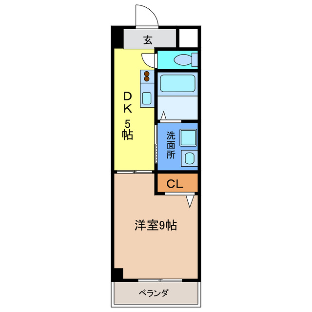 リヴィエール新の間取り