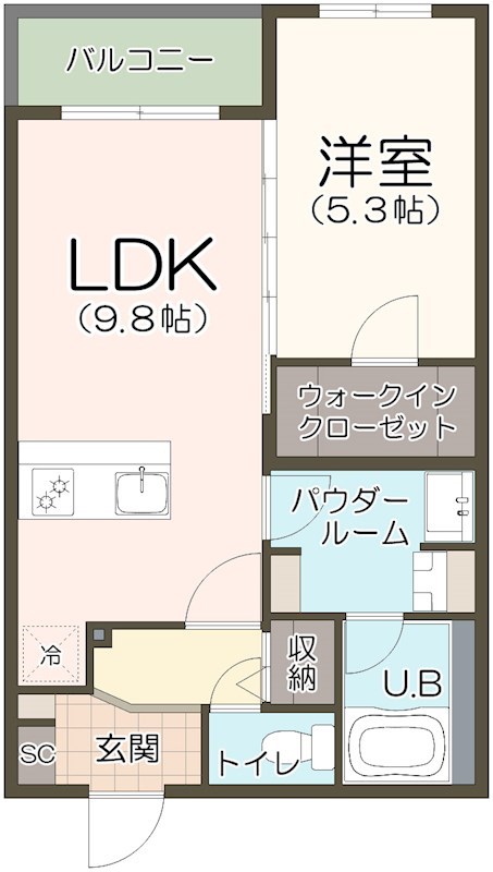 アルカンシエル泉の間取り