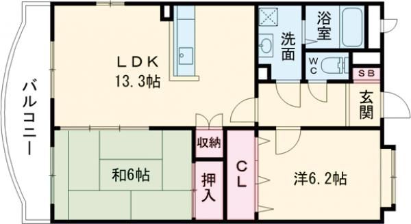 ルミエール青葉の間取り