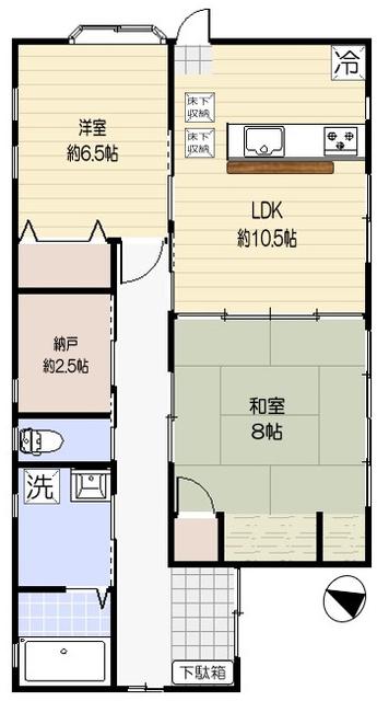 泉区下和泉３丁目住宅の間取り