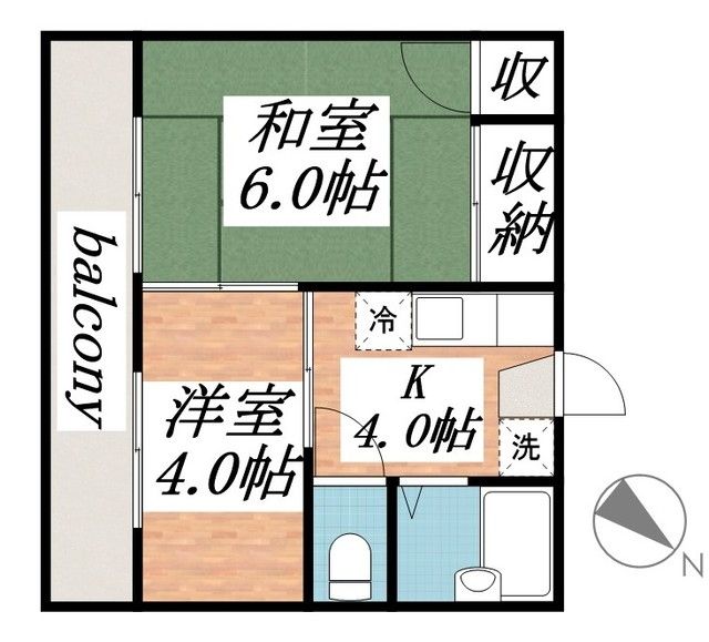 ヴァンベール伊東の間取り