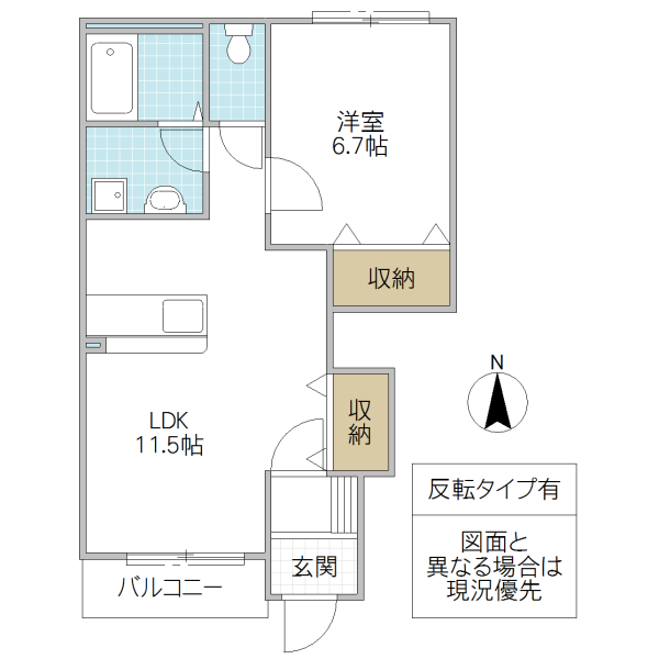 シンビー館 III棟の間取り