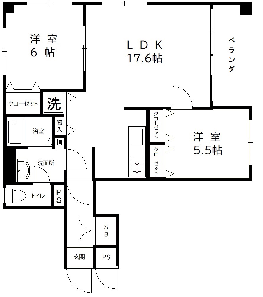 サニーガーデンの間取り