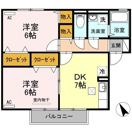 プラセール紙町の間取り