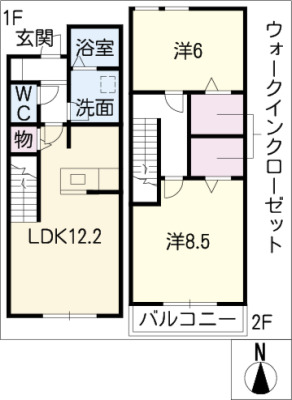 port　west　雅の間取り