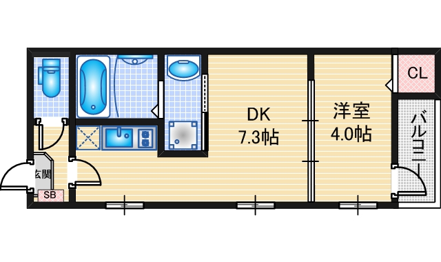 Y.R.U呼続の間取り