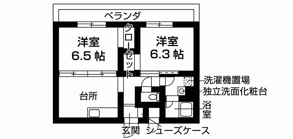 ポルトアーレミオKOBEの間取り