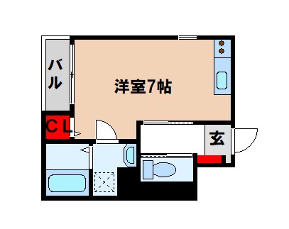 仮称)小郡新築アパートの間取り