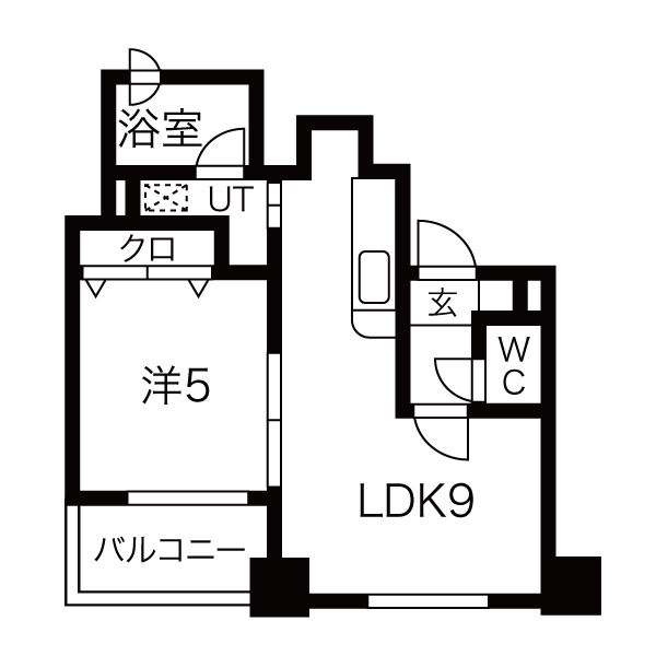 クラッセ山鼻の間取り