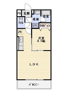 マンションゆずの間取り