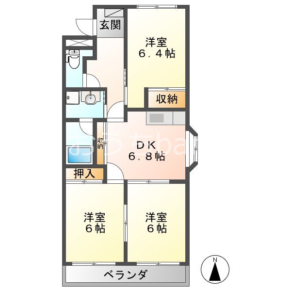 コンフォースMKの間取り