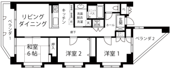 エンパイア国高の間取り