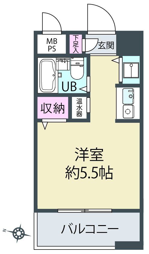 ネオマイム横浜台町の間取り