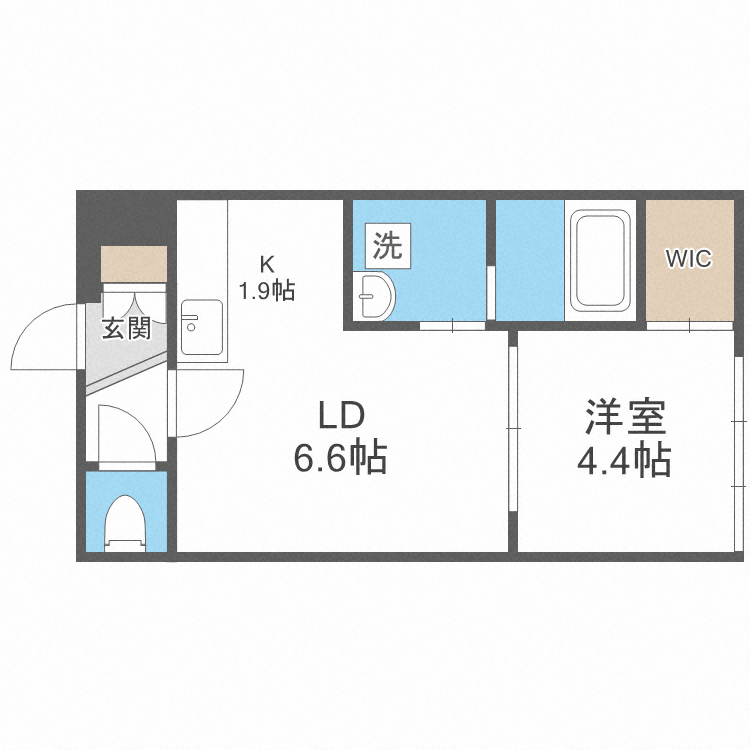 クレールの間取り