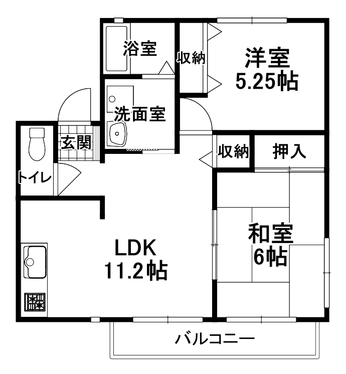 シティハイムボヌールの間取り