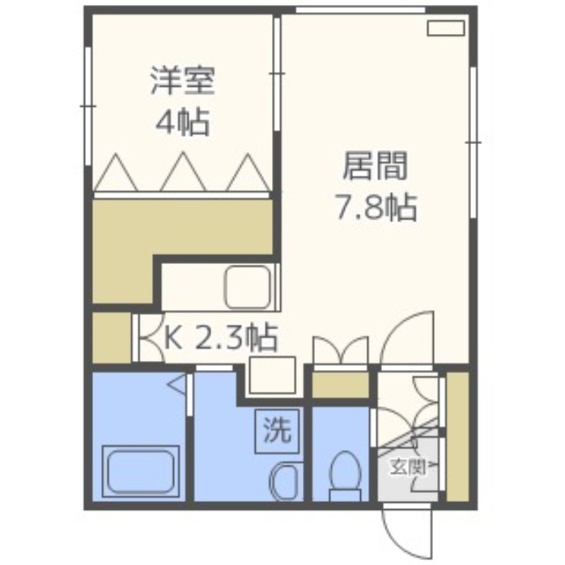 【ＧＡＲＥ澄川の間取り】