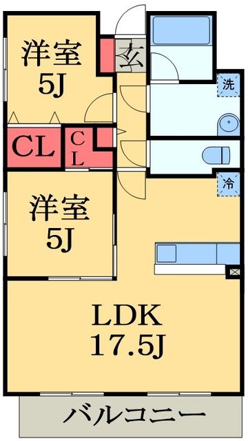 千葉市緑区あすみが丘東のマンションの間取り