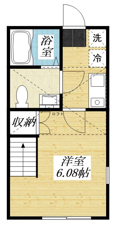 モンパルナスの間取り