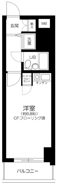 東京都練馬区練馬３（マンション）の賃貸物件の間取り