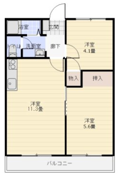 フォレストヒルの間取り