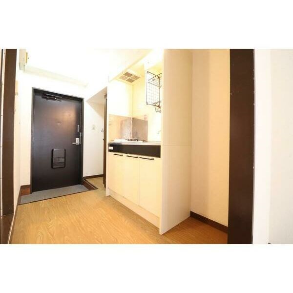 キッチン　一口ガスコンロ付です。