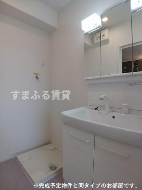 洗面設備　同仕様　同施工会社　洗面所