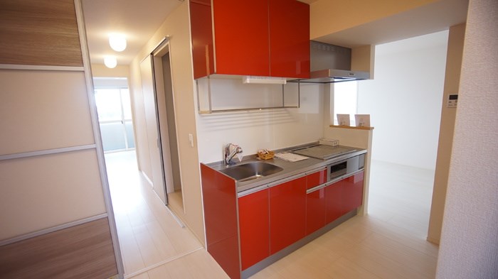 キッチン　IHコンロ、グリル付