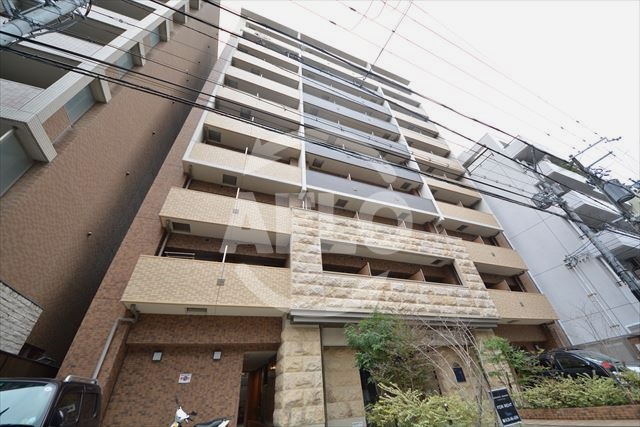 建物外観　プレサンス上町台東平　重厚感のある外観