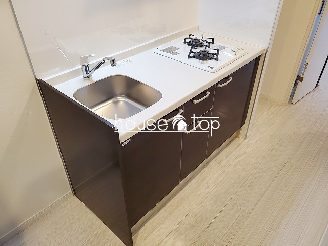 キッチン　2口コンロ付システムキッチン