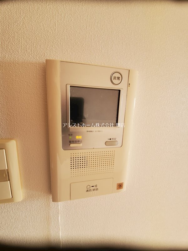 セキュリティ　来訪者をカメラで確認できるので女性にも安心です