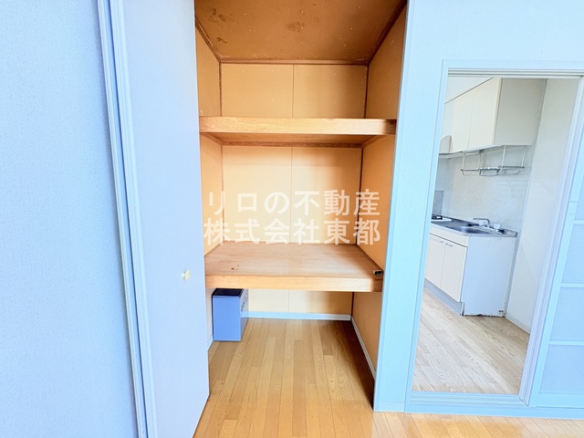 収納　奥行のある収納付です！増えがちな荷物をもスッキリ収納できます
